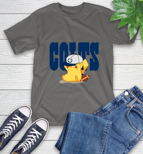 NFL Pikachu Football Sports Indianapolis Colts T-Shirt 9