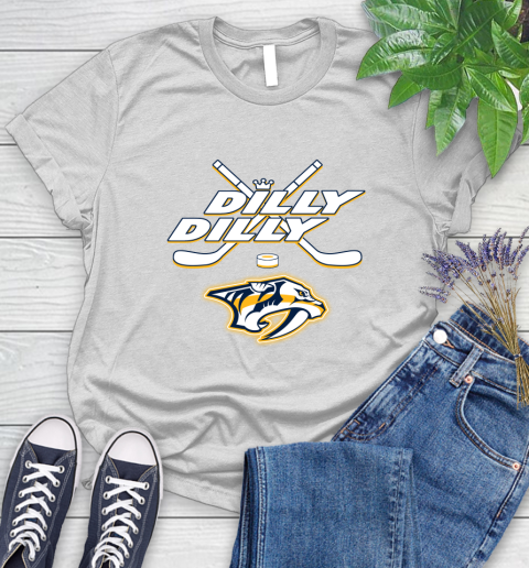 NHL Nashville Predators Dilly Dilly Hockey Sports Women's T-Shirt