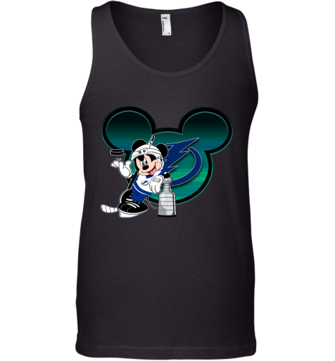 NHL Tampa Bay Lightning Stanley Cup Mickey Mouse Disney Hockey T Shirt NmBU2yFDRFN unisex tank 17 95 151514 front black
