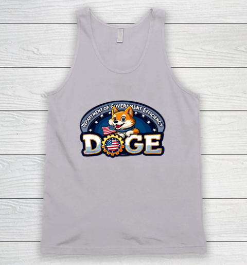 Funny DOGE Crypto Meme Department of Government Efficiency Tank Top 2