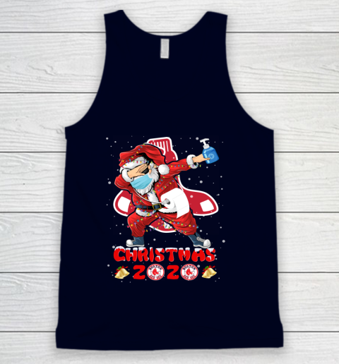 Boston Red Sox Funny Santa Claus Dabbing Christmas 2020 MLB Tank Top 2