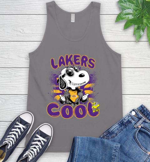 NBA Basketball Los Angeles Lakers Cool Snoopy Shirt Tank Top 6