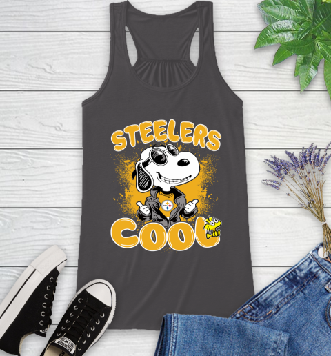 NFL Football Pittsburgh Steelers Cool Snoopy Shirt Racerback Tank 9