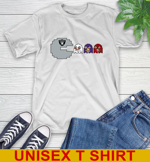 Oakland Raiders NFL Football Pac Man Champion T-Shirt