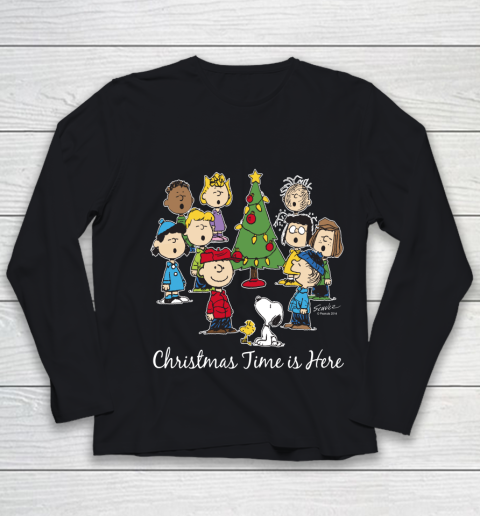 Peanuts Christmas Time is Here Youth Long Sleeve