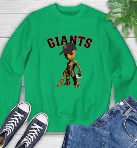 MLB San Francisco Giants Groot Guardians Of The Galaxy Baseball Sweatshirt 6