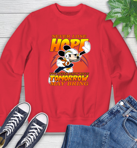 Los Angeles Chargers NFL Football Mickey Disney Never Lose Hope Sweatshirt 10