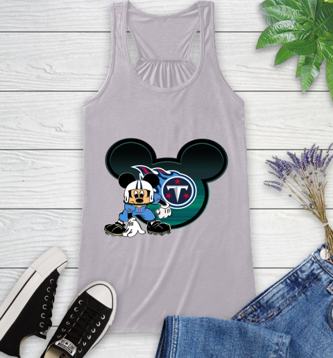 NFL Tennessee Titans Mickey Mouse Disney Football T Shirt Racerback Tank 5