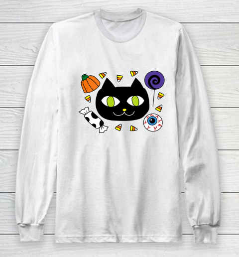 Candy Cat Long Sleeve T-Shirt
