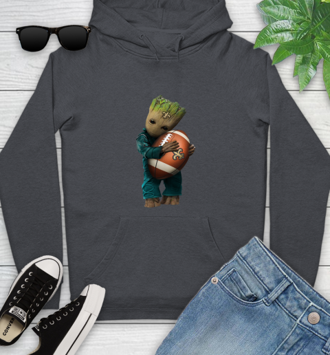 NFL Groot Guardians Of The Galaxy Football Sports New Orleans Saints Youth Hoodie 8