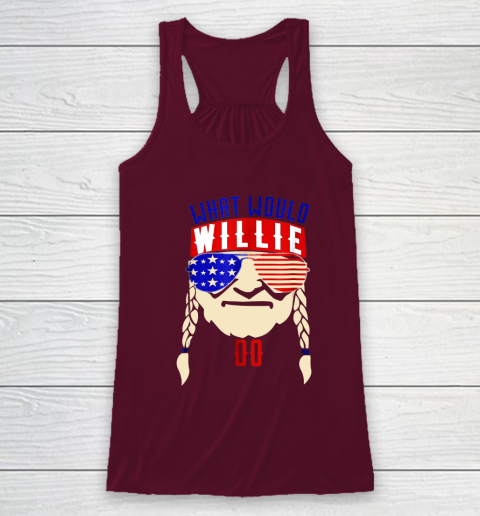 Willie Nelson shirt What would Willie do Racerback Tank 2