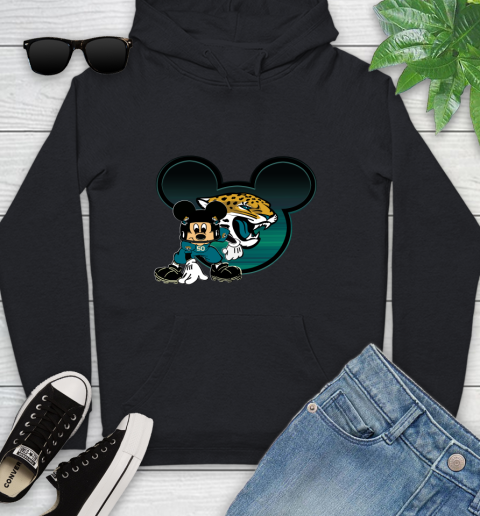 NFL Jacksonville Jaguars Mickey Mouse Disney Football T Shirt Youth Hoodie 2