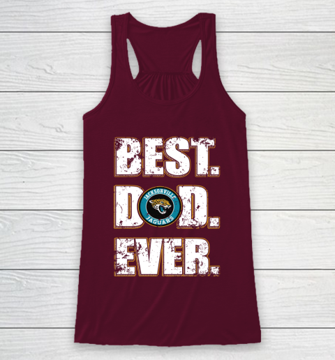 NFL Jacksonville Jaguars Football Best Dad Ever Family Shirt Racerback Tank 2
