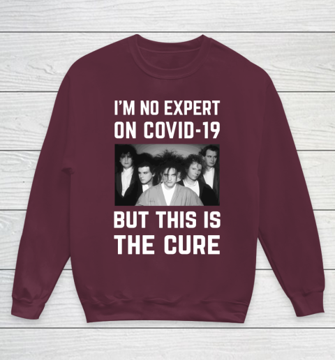 The Cure Tshirt Im No Expert On Covid 19 But This Is The Cure Youth Sweatshirt 4