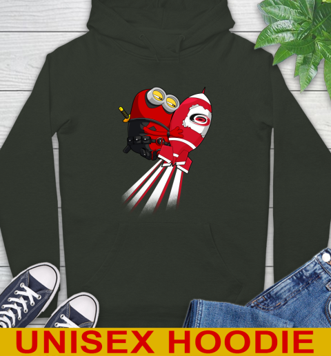 NHL Hockey Carolina Hurricanes Deadpool Minion Marvel Shirt Hoodie 12