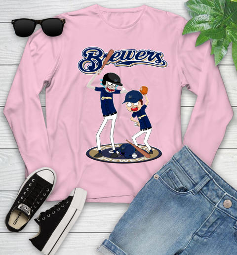 MLB Milwaukee Brewers Rick And Morty Baseball 134