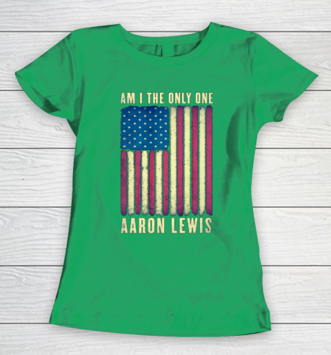 Aaron Lewis Am I The Only One America Flag Women's T-Shirt 5
