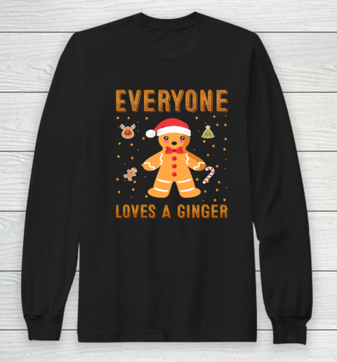 Everyone Loves A Ginger Funny Christmas Long Sleeve T-Shirt