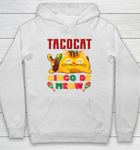 Cinco De Meow Taco Cat, Mexican Cinco De Mayo Cat Lovers Hoodie