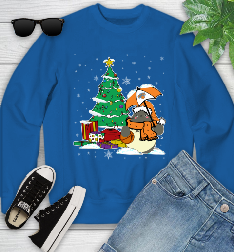 New York Knicks NBA Basketball Cute Tonari No Totoro Christmas Sports Youth Sweatshirt 7