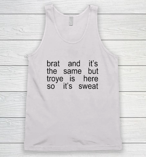 Sweat Tour  Sweat Brat Green Tank Top