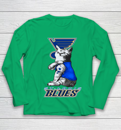 NHL My Cat Loves St.Louis Blues Hockey Youth Long Sleeve 4