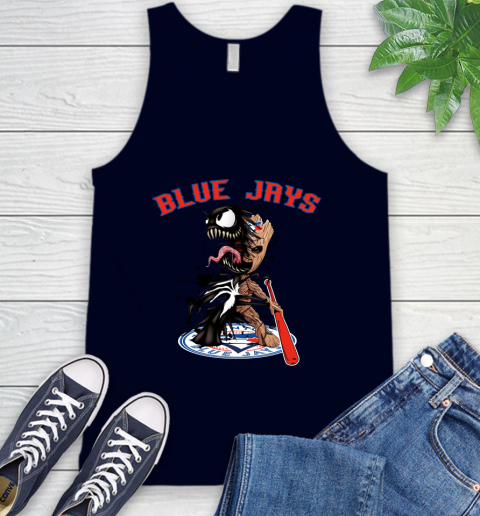 MLB Toronto Blue Jays Baseball Venom Groot Guardians Of The Galaxy Tank Top 3
