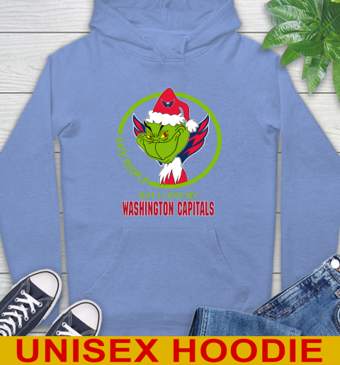Washington Capitals NHL Christmas Grinch I Hate People But I Love My Favorite Hockey Team Hoodie 11