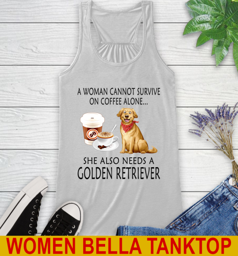 Women cannot survive on coffee alone she also need a GOLDEN tshirt 37