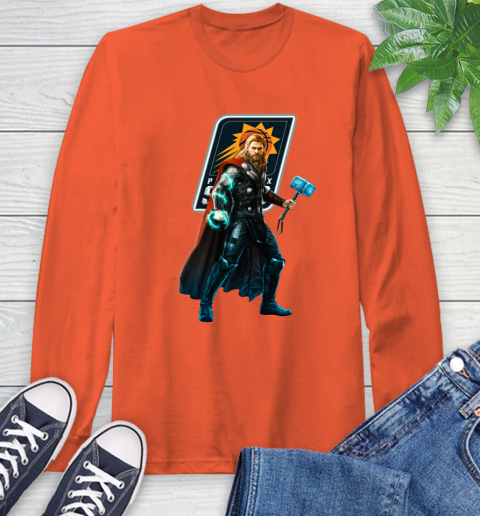 NBA Thor Avengers Endgame Basketball Phoenix Suns Long Sleeve T-Shirt 5