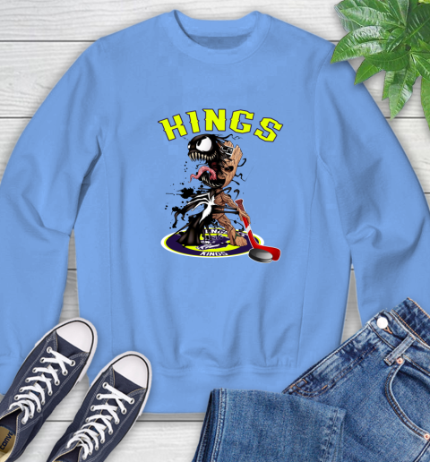 NHL Los Angeles Kings Hockey Venom Groot Guardians Of The Galaxy Sweatshirt 11