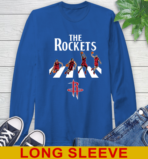 NBA Basketball Houston Rockets The Beatles Rock Band Shirt Long