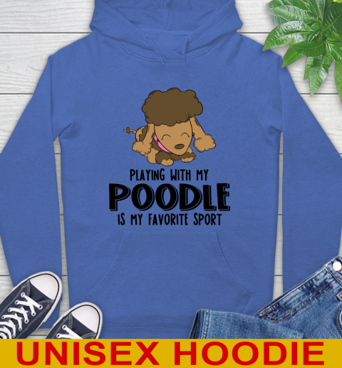 Playing with my poodle is my favorite sport 19