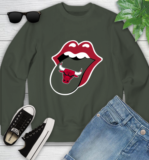 Chicago Bulls NBA Basketball Lips I Root For My Team Adoring Fan 124