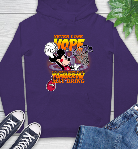 Houston Rockets NBA Basketball Mickey Disney Never Lose Hope Hoodie 5