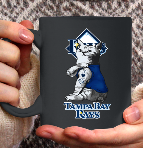 MLB Baseball My Cat Loves Tampa Bay Rays Ceramic Mug 11oz