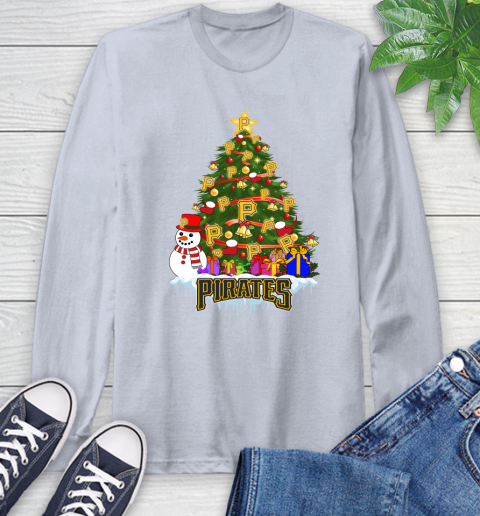 Pittsburgh Pirates Merry Christmas MLB Baseball Sports Long Sleeve T-Shirt 6