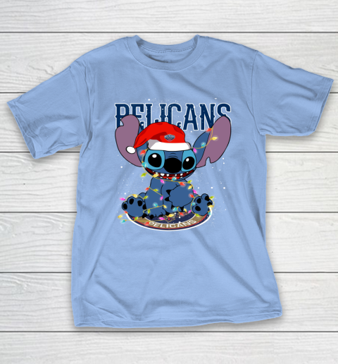 New Orleans Pelicans NBA noel stitch Basketball Christmas T-Shirt 8