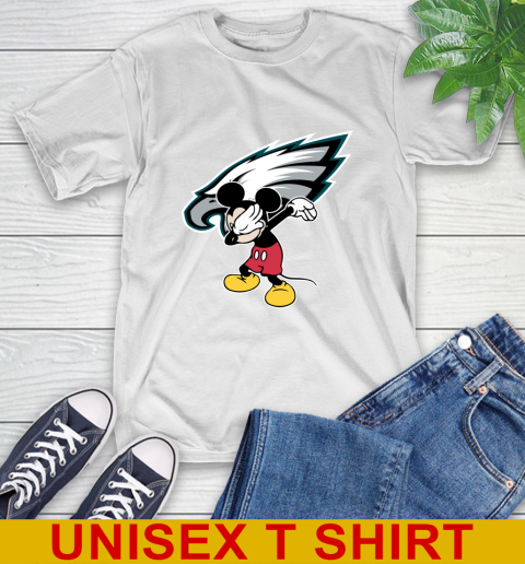 Philadelphia Eagles NFL Football Dabbing Mickey Disney Sports T-Shirt