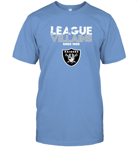 NFL League Villains Since 1960 Oakland Raiders T-Shirt - Rookbrand