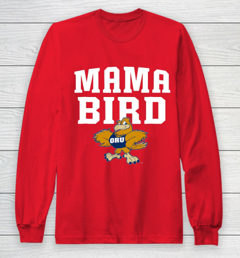 Oral Roberts Golden Eagles Mama Mascot Long Sleeve T-Shirt 7