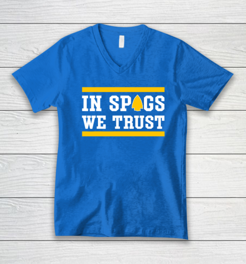 KC In Spags We Trust V-Neck T-Shirt 4