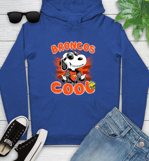 NFL Football Denver Broncos Cool Snoopy Shirt Youth Hoodie 9