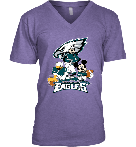 NFL Philadelphia Eagles Mickey Mouse Donald Duck Goofy Football T Shirt -  Rookbrand