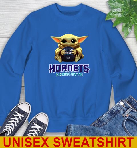 NBA Basketball Charlotte Hornets Star Wars Baby Yoda Shirt 33