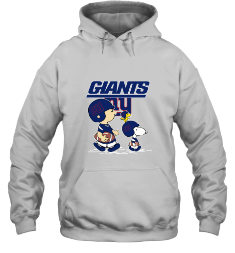 New York Giants Let's Play Football Together Snoopy NFL Hoodie