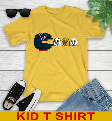 Houston Texans NFL Football Pac Man Champion Youth T-Shirt 8