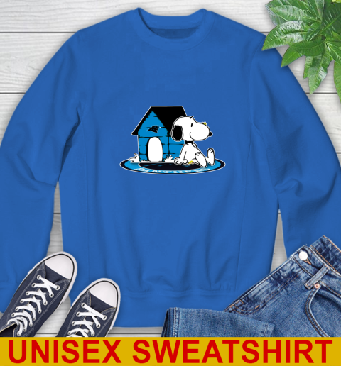 NFL Football Carolina Panthers Snoopy The Peanuts Movie Shirt Sweatshirt 9