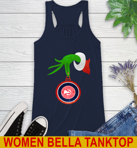 Atlanta Hawks Grinch Merry Christmas NBA Basketball Racerback Tank 11