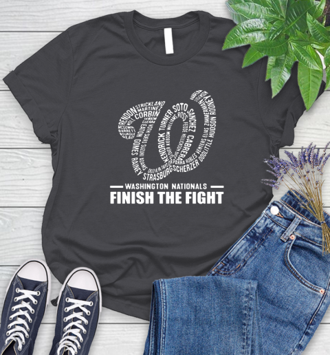 Washington Nationals finish the fight Women's T-Shirt 8